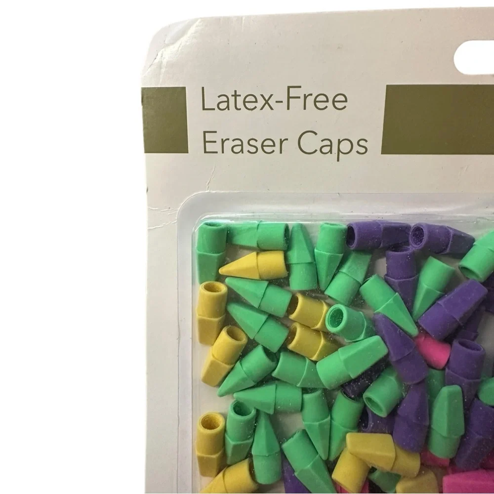 Large‎ pk ok latex-free eraser caps
